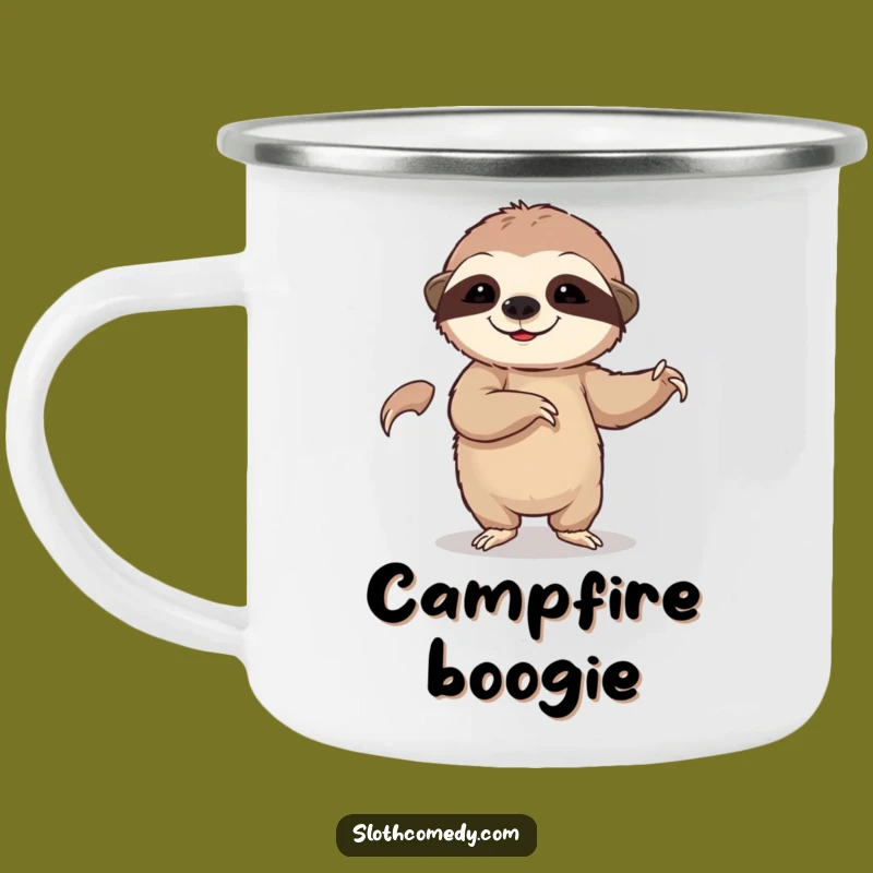 Funny Sloth Dance Camping Mug: Sip and Slow Dance with This Hilarious Outdoor Companion