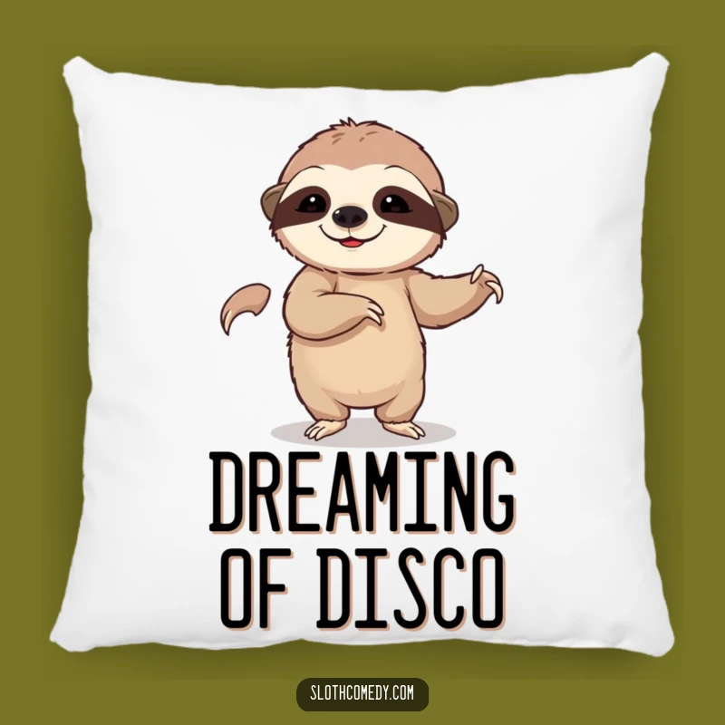 Funny Sloth Dance Pillow: Cuddle Up with This Hilarious Gift for Slow Groovers