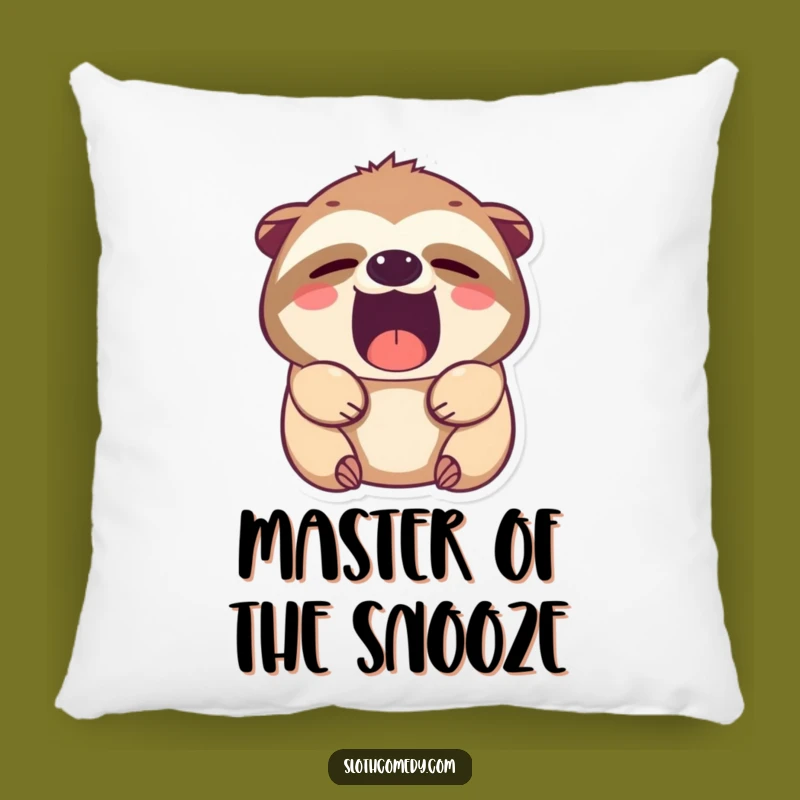 Funny Kawaii Sloth Pillow: Huggable Humor for Your Couch