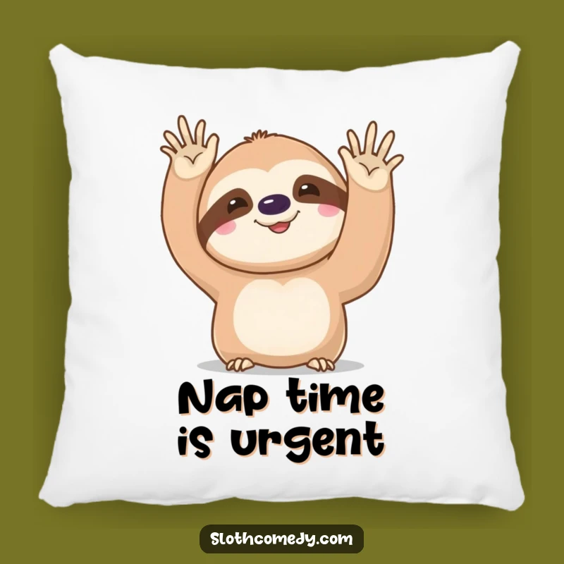Funny Kawaii Sloth Pillow: Comfy and Hilarious Accent for Your Couch