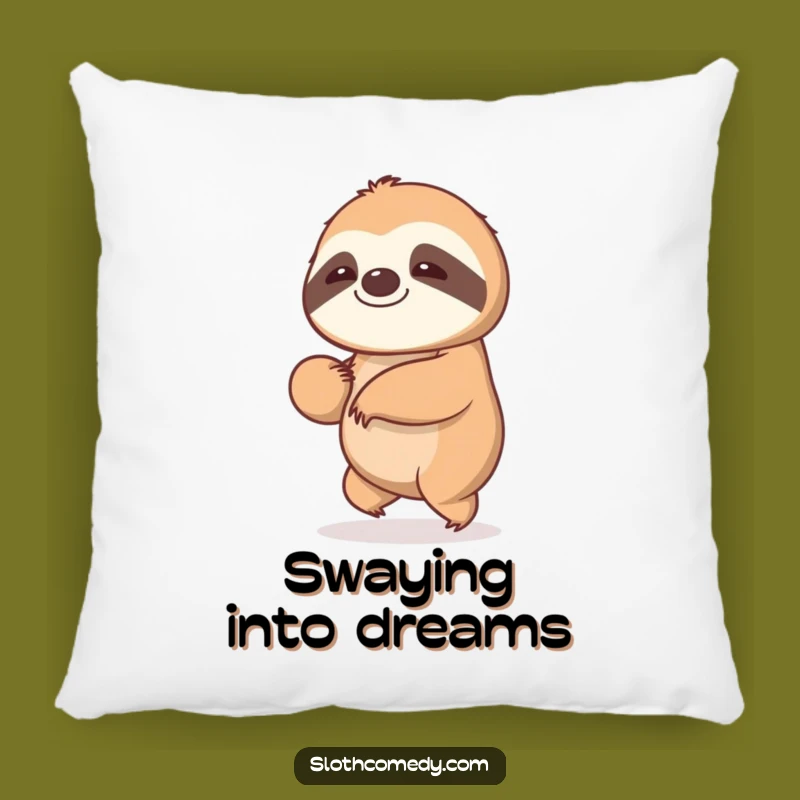 Funny Kawaii Sloth Pillow - Cozy Swaying Sloth Cushion for Gentle Comfort