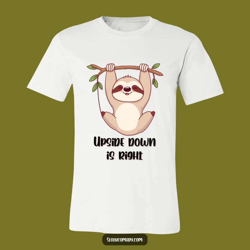 Funny Sloth Sigh T-Shirt: Channel Your Inner Chill with this Comedic Tee
