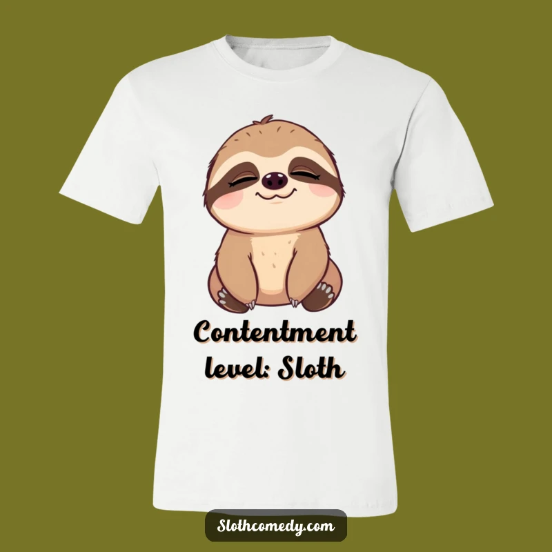 Funny Slow Blink Sloth T-Shirt: Master of Chill - Perfect Funny Gift