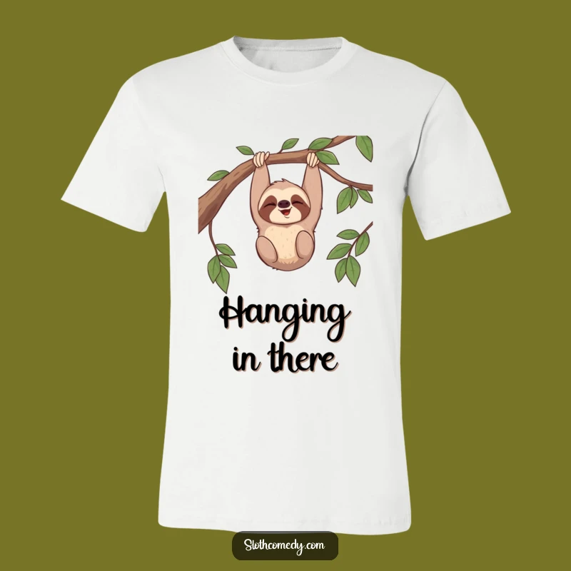 Funny Sloth Giggle T-Shirt: Upside Down Fun Design, Ideal Funny Gift