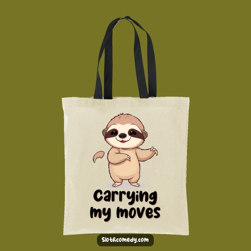 Funny Sloth Dance Tote Bag: Carry Your Moves with This Hilarious Accessory