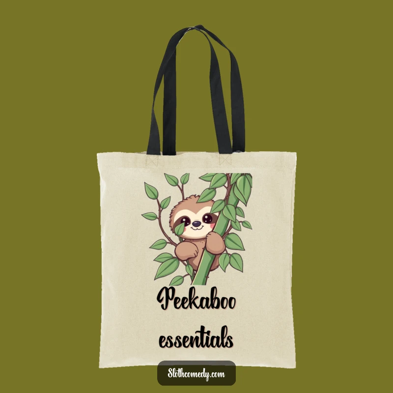 Funny Kawaii Sloth Tote Bag - Carry Your Secrets with Playful Style