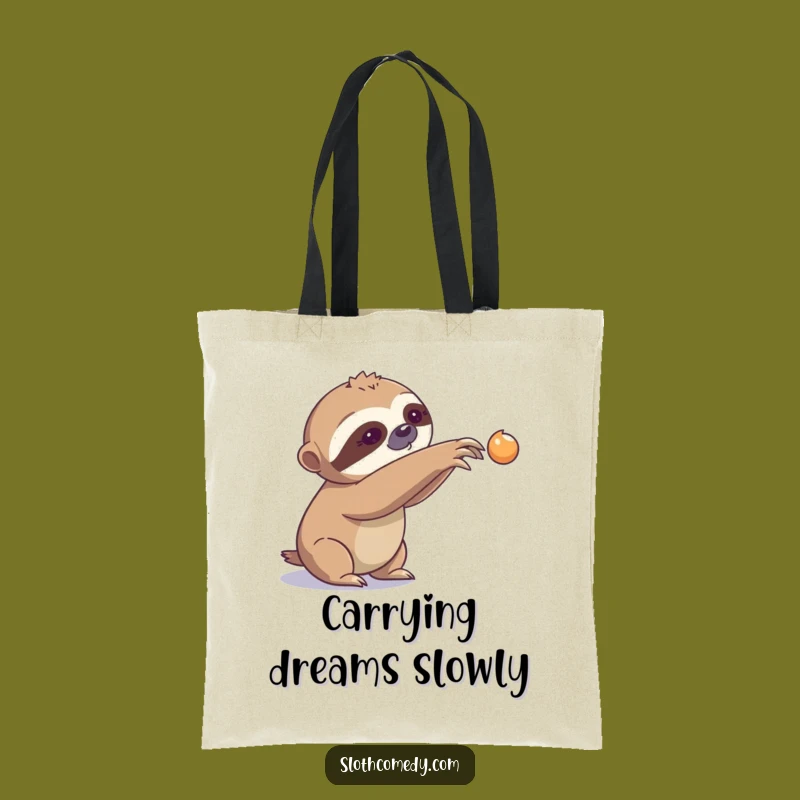 Funny Sloth Slow Reach Tote Bag - Carry Your Essentials with Leisurely Style