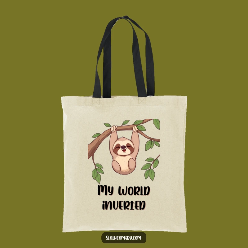 Funny Sloth Giggle Tote Bag: Carry Your Joy, Perfect Everyday Funny Gift